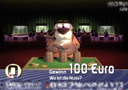 Huetchenspiele im Call-in-TV