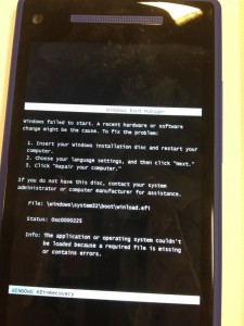Windows-Mobile Fehlermeldung